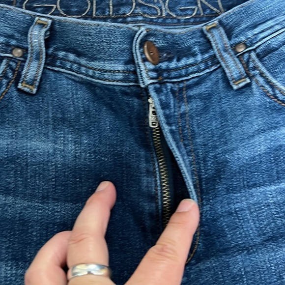 GOLDSIGN DENIM JENNY DISTRESSED JEANS SIZE 27 - Picture 5 of 16